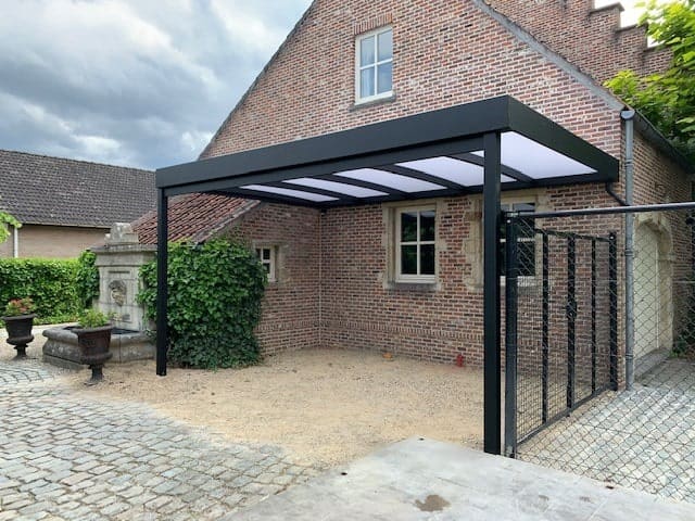 Aluminium carport van Poortservice: model Planus